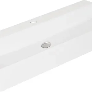 Letzte Chance Waschtisch Elayla mit Hahnloch aus Keramik, weiß, 1020x130x450mm