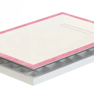 Duschelement V5 Min.obfl.Graphit 80x120cm m.Duschr.400mm SPWH 50mm VIG Direktkauf