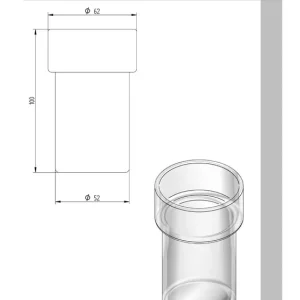 Bleikristallglas cosima matt f.Universalhalter VIGOUR Jetzt Kaufen