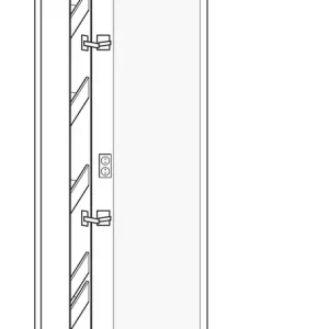 Begrenztes Angebot Kofferschr.Li. vogue HxTxB 1680x150x400 Steckd.Spie.PG 3 Sonderlack HG VIGOUR