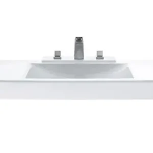 Waschtisch akua 100x51.5cm m.3 Hahn- löchern weiss VIGOUR Sale