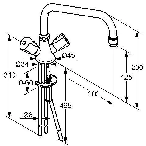 sanibel 3001-Waschtisch-Batterie A14 Rabatt