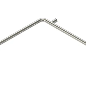 Billig Duschhandl clivia V2 plus 764x764mm EPB links, Edelstahl glatt poliert, VIGOUR