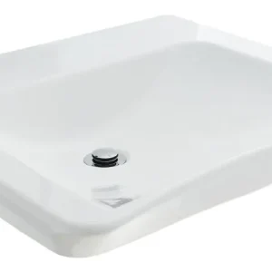 Waschtisch sanibel care ohne Hahnloch ohne Überlauf 600x545mm A14 weiß Schneller Versand