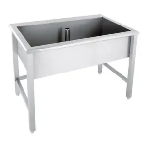 Werkraumbecken derby med Edelstahl 1600x600x850 m.Untergestell VIGOUR Top-Seller