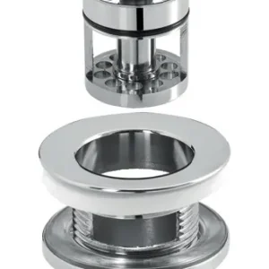 sanibel Design Excentergarnitur rund Push-Open DN 32 mit Fangkorb chrom Jetzt Bestellen