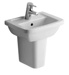 Handwaschbecken sanibel 3001 45 x 35cm 1 Hahnloch VITRACLEAN Versand Am Gleichen Tag
