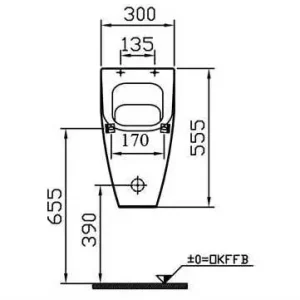 Top-Seller Urinalbecken sanibel 3001/4001 mit
