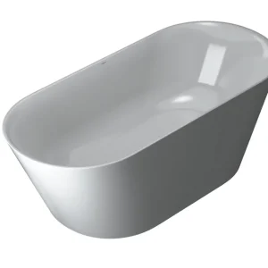 Badewanne Acryl V3 freistehend 180x80cm Monobl. weiss m.verd.Ablf.weiss VIGOUR Heißes Angebot