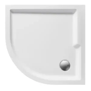 Viertelkreis-Duschwanne Acryl cosima 90x6,5cm pergamon VIGOUR Nur Heute
