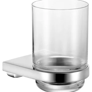 Kracherpreis Glashalter Moll verchromt mit Kristallglas klar Keuco