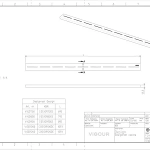 Designset cosima Design 1200 mm VIGOUR Direkt Vom Hersteller