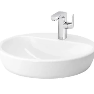 Aufsatzwaschtisch sanibel rund 445mm Echt