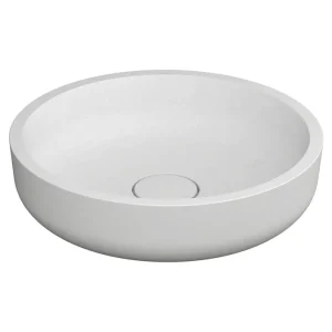 Ausverkauf Aufsatzschale white V4 45cm rund MW weiss VIGOUR