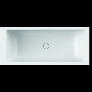 Bestseller Vorwandwanne MW white V4 208x80cm 3-seit m.Einlauf weiss matt Regal links VIGOUR