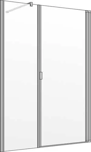 Angebot sanibel 3001-Pendeltür mit Trennwand A13