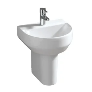 Abverkauf Handwaschbecken cosima 45x37.5cm o.Über- lauf Stichmass 20cm weiss VIGOUR