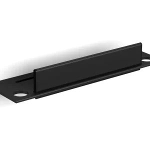 Duschablage V3 35 x 10 cm mit Wischer schwarz matt VIGOUR Super-Preis
