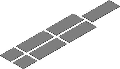 Ausverkauf sanibel Anti Dröhn Bitumenmatten ADM 7 A15, 5 x 350x134x4mm, 2 x 175x134x4mm