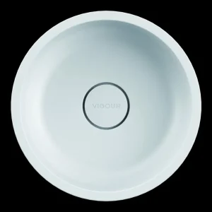 Aufsatzschale white V4 38cm rund MW weiss matt VIGOUR Begrenztes Angebot