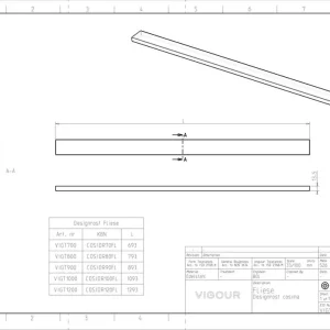 Designset cosima Fliese 800 mm VIGOUR Nur Für Kurze Zeit