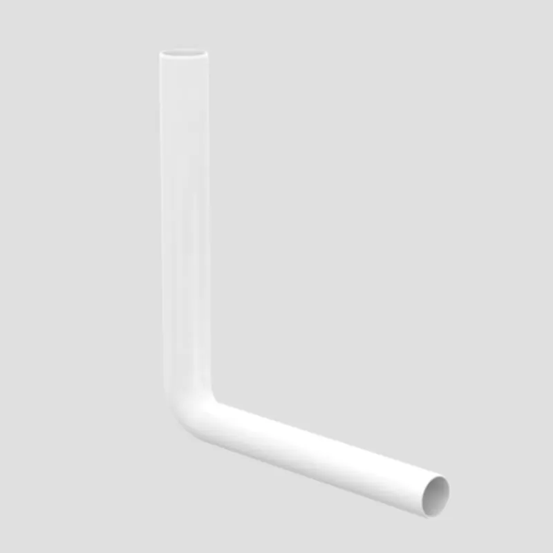 Spülrohrbogen D 50/44mm L 39/35cm weiss Neu