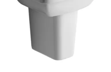 Billig Halbsäule für Handwaschbecken sanibel 3001 mit Befestigung w