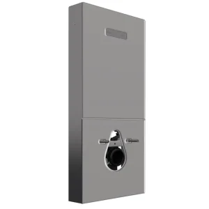 WC Modul V5 zu Wand-WC Hartglas anthrazit-edelst. pneum. VIGOUR Bestseller