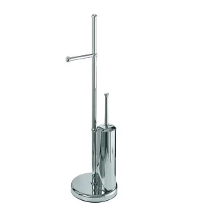 Boutique WC-Ständer 750mm verchromt mit Papierhalter u.Bürstengarnitur VIGOUR Nur Heute