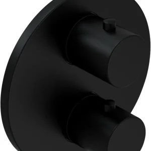 Nur Heute DIANA L100-BLACK UNTERPUTZ THERMOSTAT Feinbauset, für 1 Abnehmer, schwarz matt
