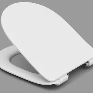 DIANA S100 SLIM WC-SITZ MIT TAKE OFF Edelstahlscharnier, mit Softclose, weiß Kracherpreis