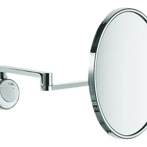 Echt Boutique Rasier-/Kosmetikspiegel Wandmodell versetzt verchromt VIGOUR