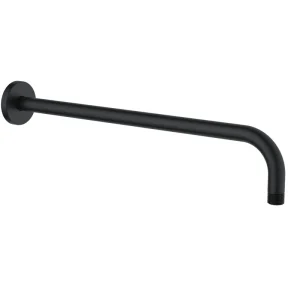 Wand-Brausearm V4 450mm rund Metall schwarz matt VIGOUR Zertifiziert