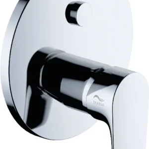 Sonderaktion DIANA S200 UP-WANNENFÜLL-/BRAUSEMISCHER Feinbauset, mit Drucktastenumstellung, verchromt