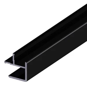 V4 Eckprofil außen 90 Grad 2550mm schwarz matt VIGOUR Sonderaktion