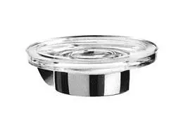 Seifenhalter mit Schale aus Kristallglas chrom sanibel 3001 Heißes Angebot
