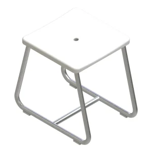 Duschhocker clivia V2 plus Sitzfläche we geschäumt.Edelstahl matt geb.VIGOUR Online Kaufen