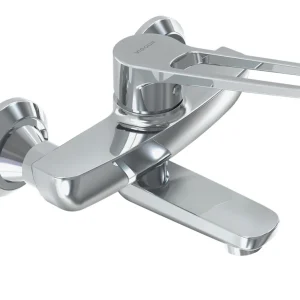 Bestseller Einhand-Wandbatterie derby V3 plus m. Hebel offen Ausl.145mm m.absp.S-Anschl.v