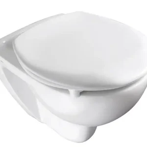 Wand-Tiefspül-WC derby med +5cm weiss VIGOUR Garantierte Lieferung