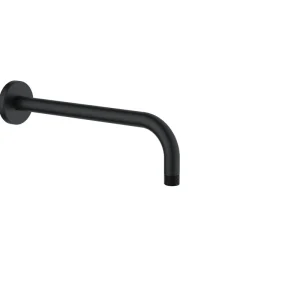 Wand-Brausearm V4 300mm rund Metall schwarz matt VIGOUR Heißes Angebot