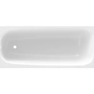 Badewanne Stahl one V1 170x70cm Körperform Ab-/Überlauf Fussende weiss Nur Heute