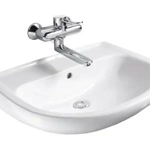 Waschtisch derby med 65x50cm o.HL m.ÜL weiss PflegetectPLUS VIGOUR Neu