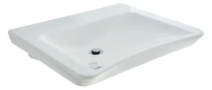 Waschtisch sanibel care mit CLEAN o. HL ohne Überlauf 650x560mm A14 weiß Neue Ware