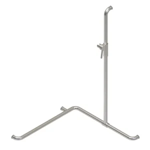 Duschhandl clivia V2 plus 764x764x1200mm rechts,EPB,Edelst matt gebürstet, VIGOUR Billig