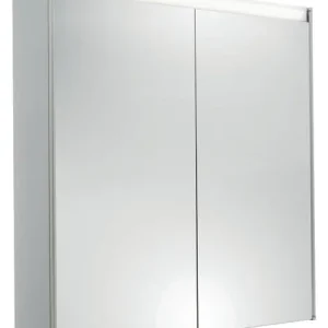 sanibel-Spiegelschrank SPS1 A17 mit LED- Beleuchtung 630x690x170mm Korpus Melamin Saisonangebot