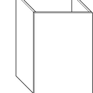US vogue Typ 2 HxTxB 500x340x400 1 Tür Re. PG 2 Anthrazit HG VIGOUR Abverkauf