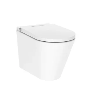 One Dusch-WC Standmodell komplett weiss AXENT Versand Am Gleichen Tag