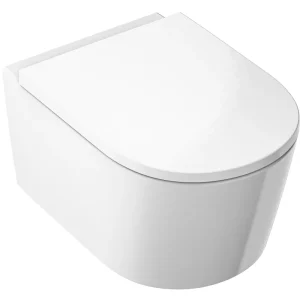 Direkt Vom Hersteller white V4 WWC-Set PowerFLUSH o.Spr.m. verd.Befest., WC-Sitz m. AS weiss VI