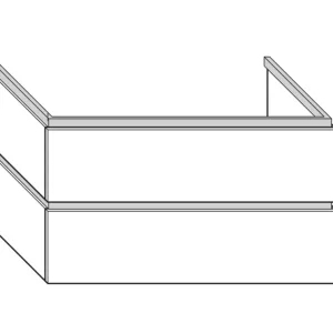 Bestpreis US vogueshine Typ 3 HxTxB 580x340x300 2 Auszüge PG 2 Schilf Matt VIGOUR