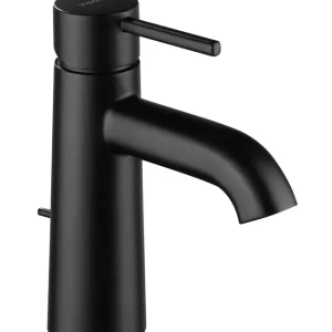 V3 Einhand-Waschtischbatt. grace mit Ablaufgarnitur, schwarzmatt, VIGOUR Wochenendangebot